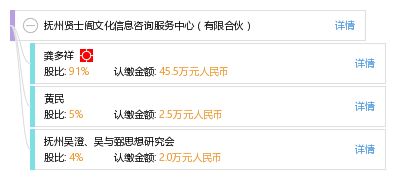 抚州贤士阁文化信息咨询服务中心 有限合伙